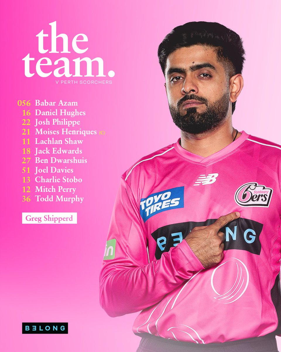 Rain delay ⛈️ 

The game is now shortened to 11 overs a side. We’re batting first in Perth 🩷

Let’s gooooo!

#ExpectTheUnforgettable #BBL15