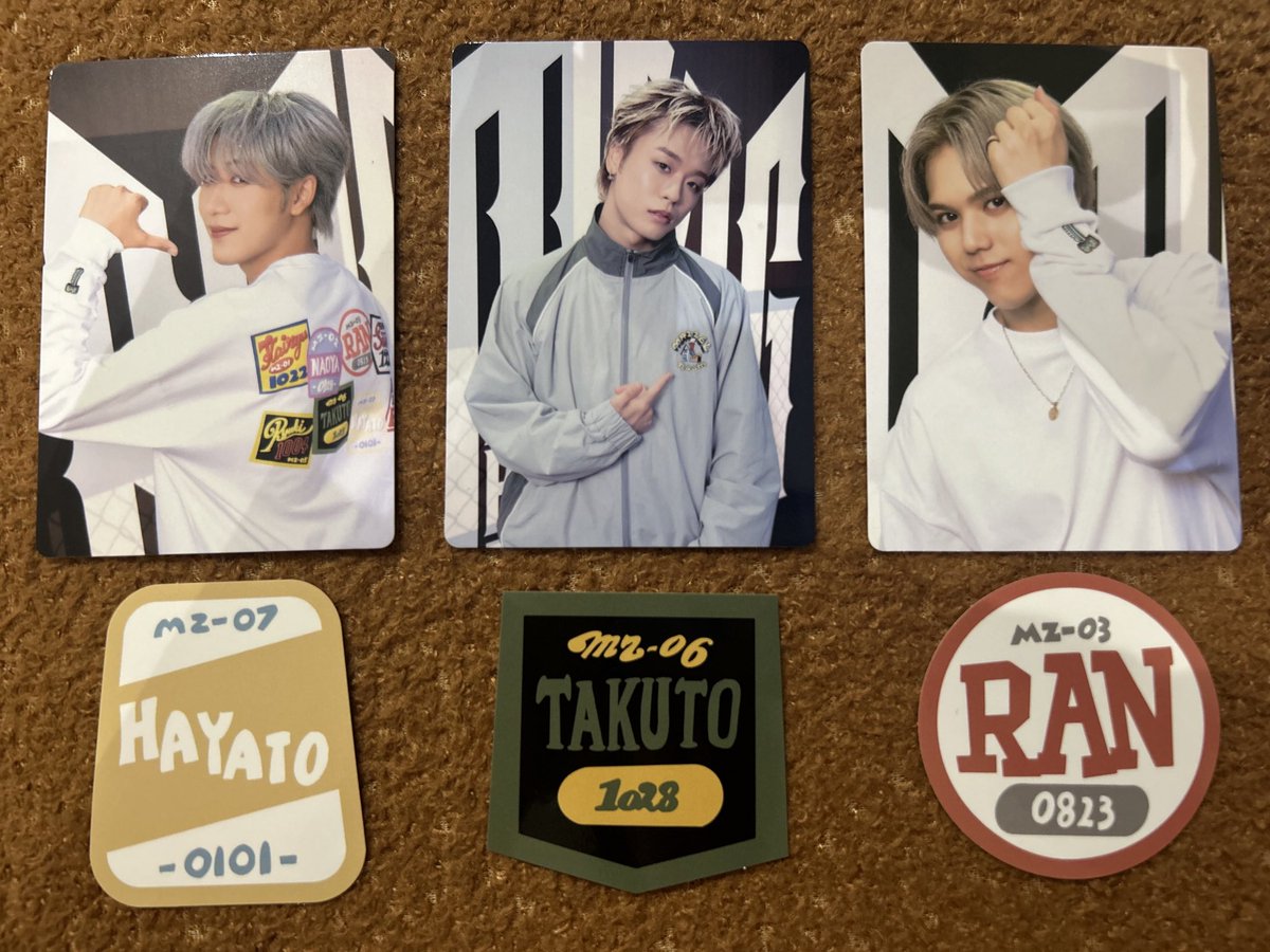 MAZZEL まぜべやグッズ フォトカード、ステッカーセット 交換希望です