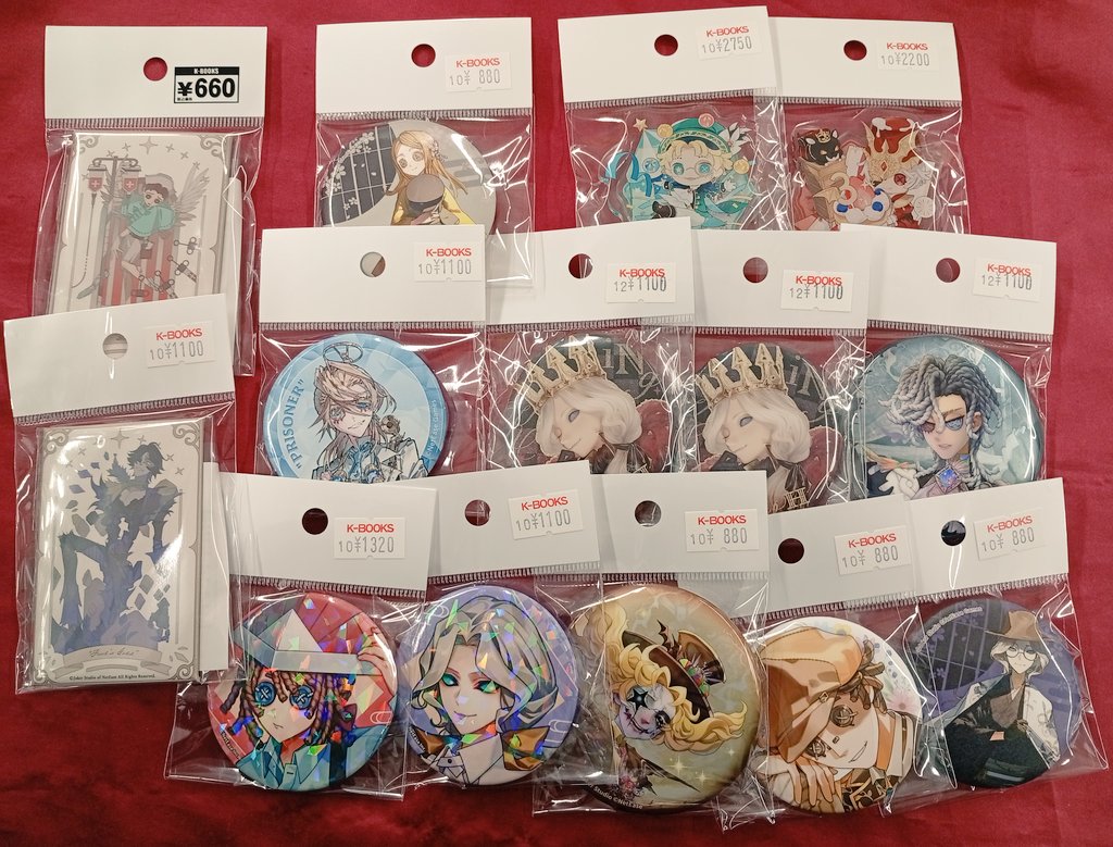 入荷情報】 第五人格 IdentityV サンリオコラボカフェ アクリル