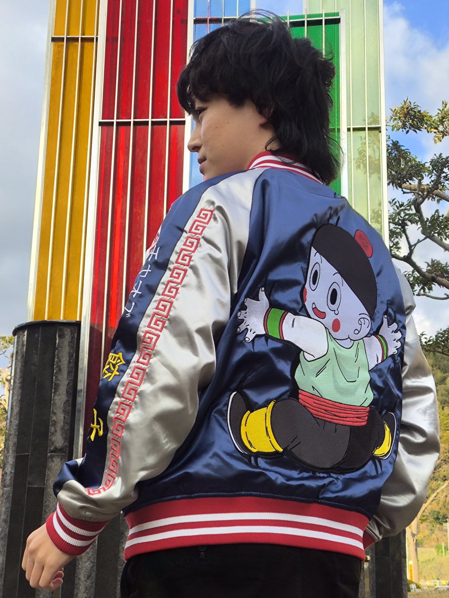 夢*様 ドラゴンボールZ チャオズ 餃子 スカジャン ドラゴンボールZ スカジャン 餃子 チャオズ Lサイズ - メルカリ