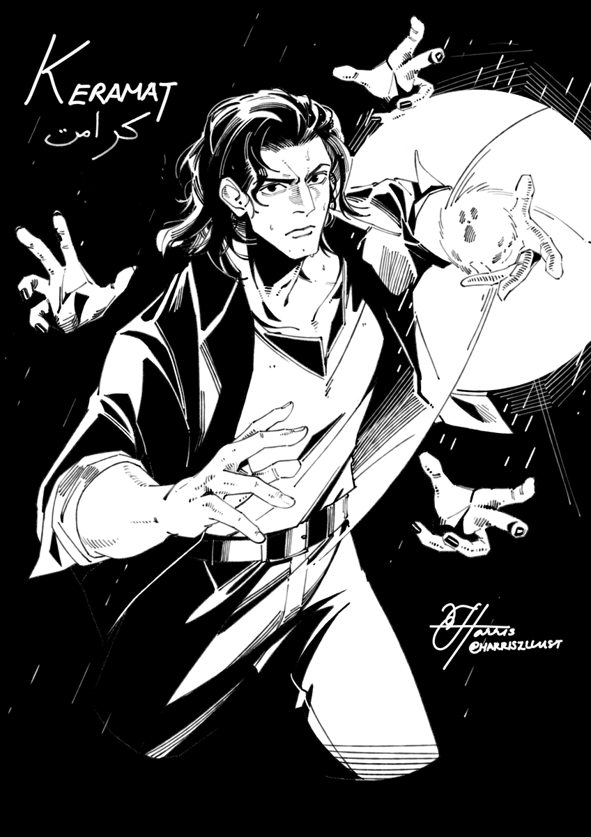 HarrisIllust's tweet photo. Congratulations to both of my friends at @RiseProdManga, @Hey_Cross for the release of Keramat Vol. 1 and @kei_drgnsheaven for the release of Ashtray Kiss Vol. 1
These are the art trade collaboration I had with them to celebrate our new manga releases for Comic Fiesta 2025! https://t.co/alyPA5Vkkq