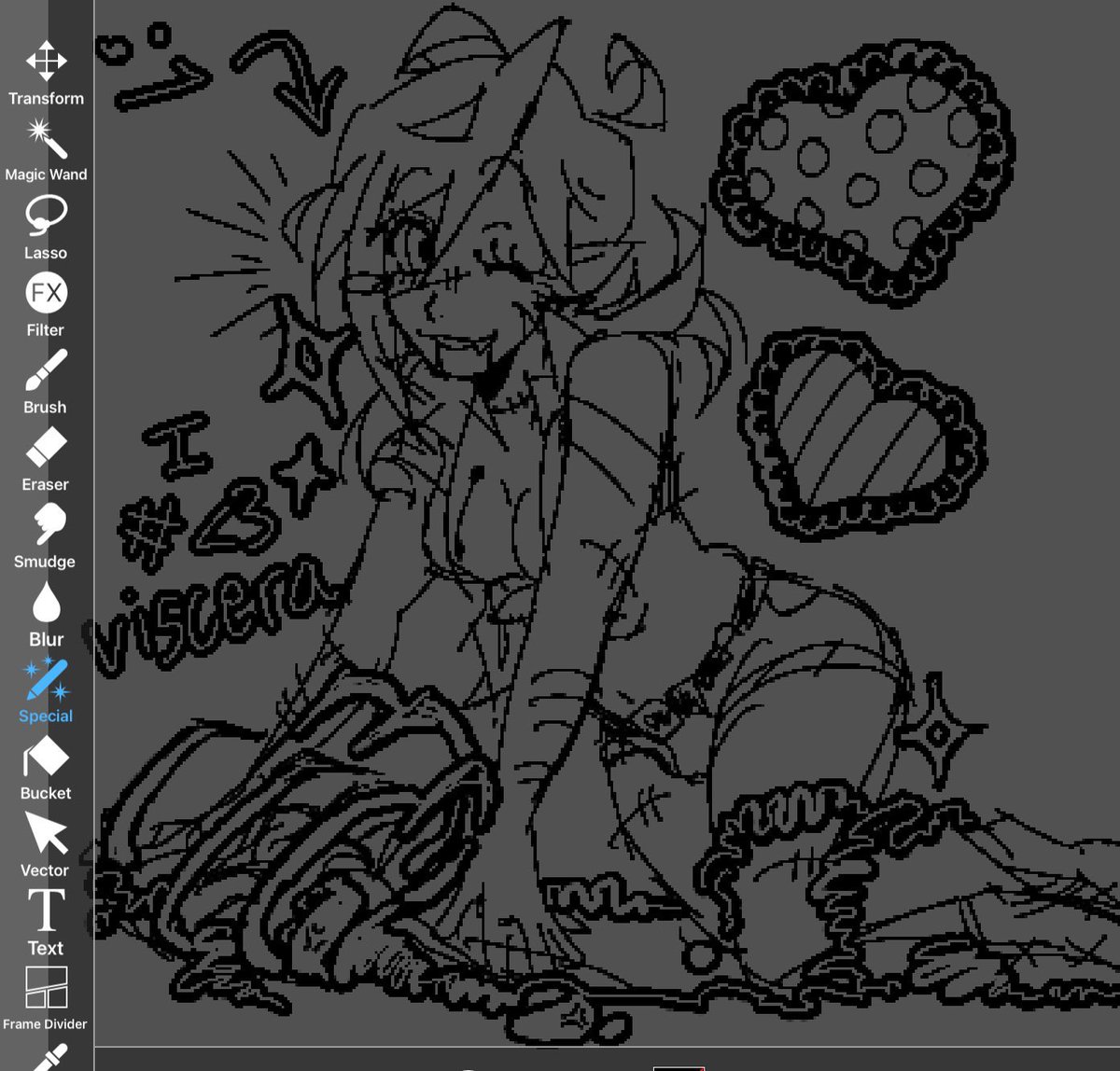 with scar goodtimes doodle uhhh… bleh 😛😛 i like her ; 1