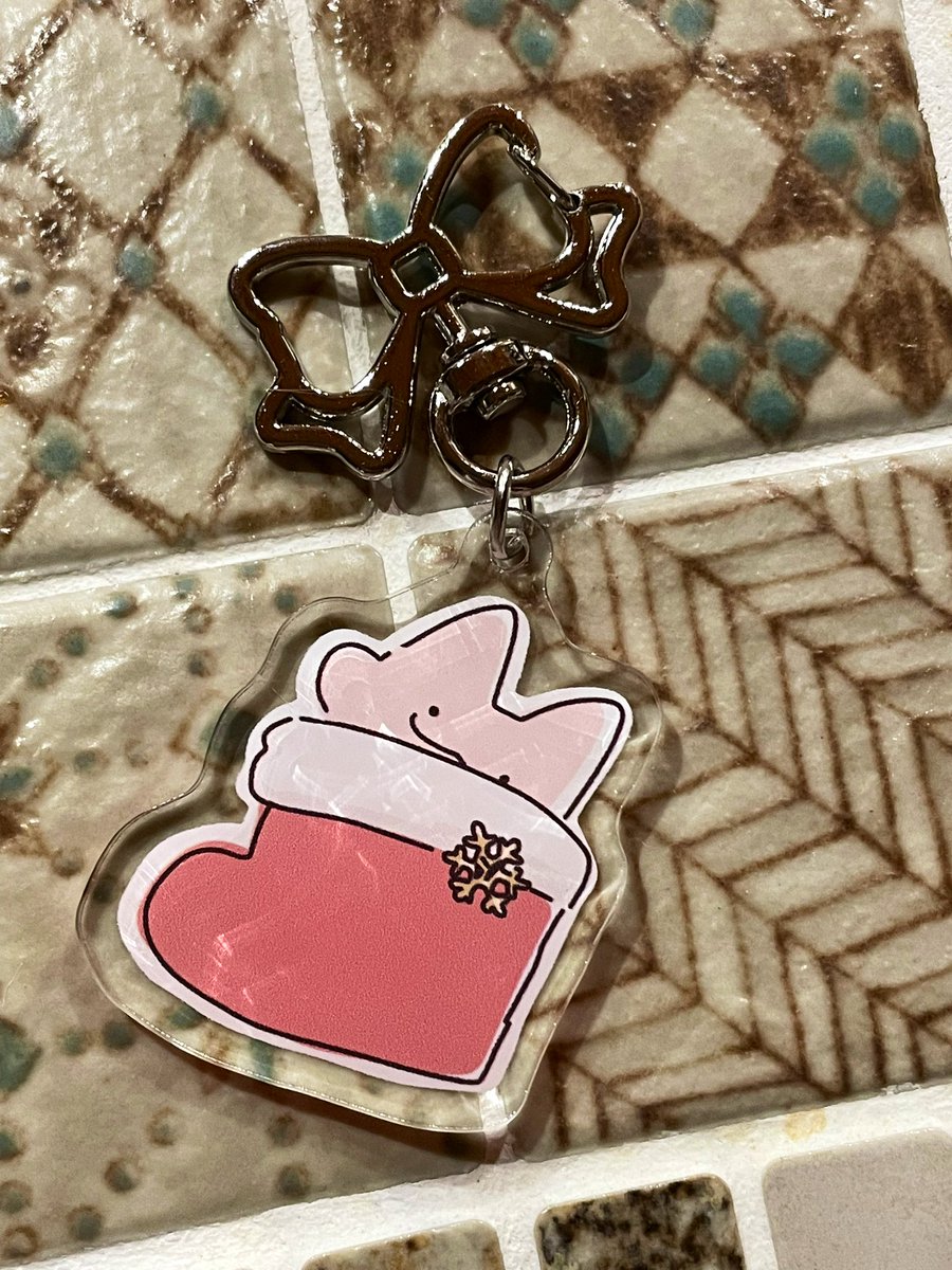 アクリルキーホルダーが届きました！ 切らしていた柄と、新しく靴下