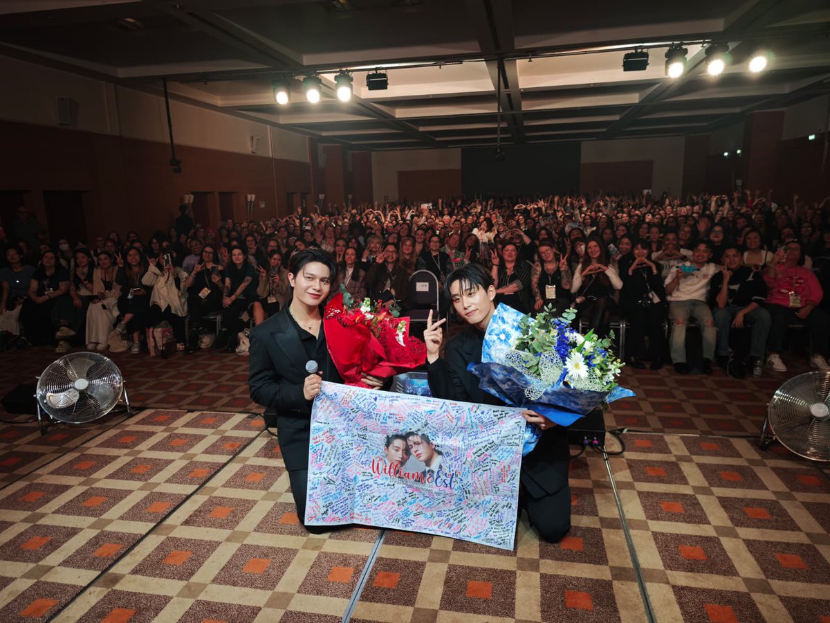 3 full houses for #AouBoom and #WilliamEst fanmeet in Rome! We love you #JIBDreamFamily for showing so much love for them🫶🏻
#AouBoo1stFMinRome
#WilliamEst1stFMinRome
#JusInBello
#GMMTV