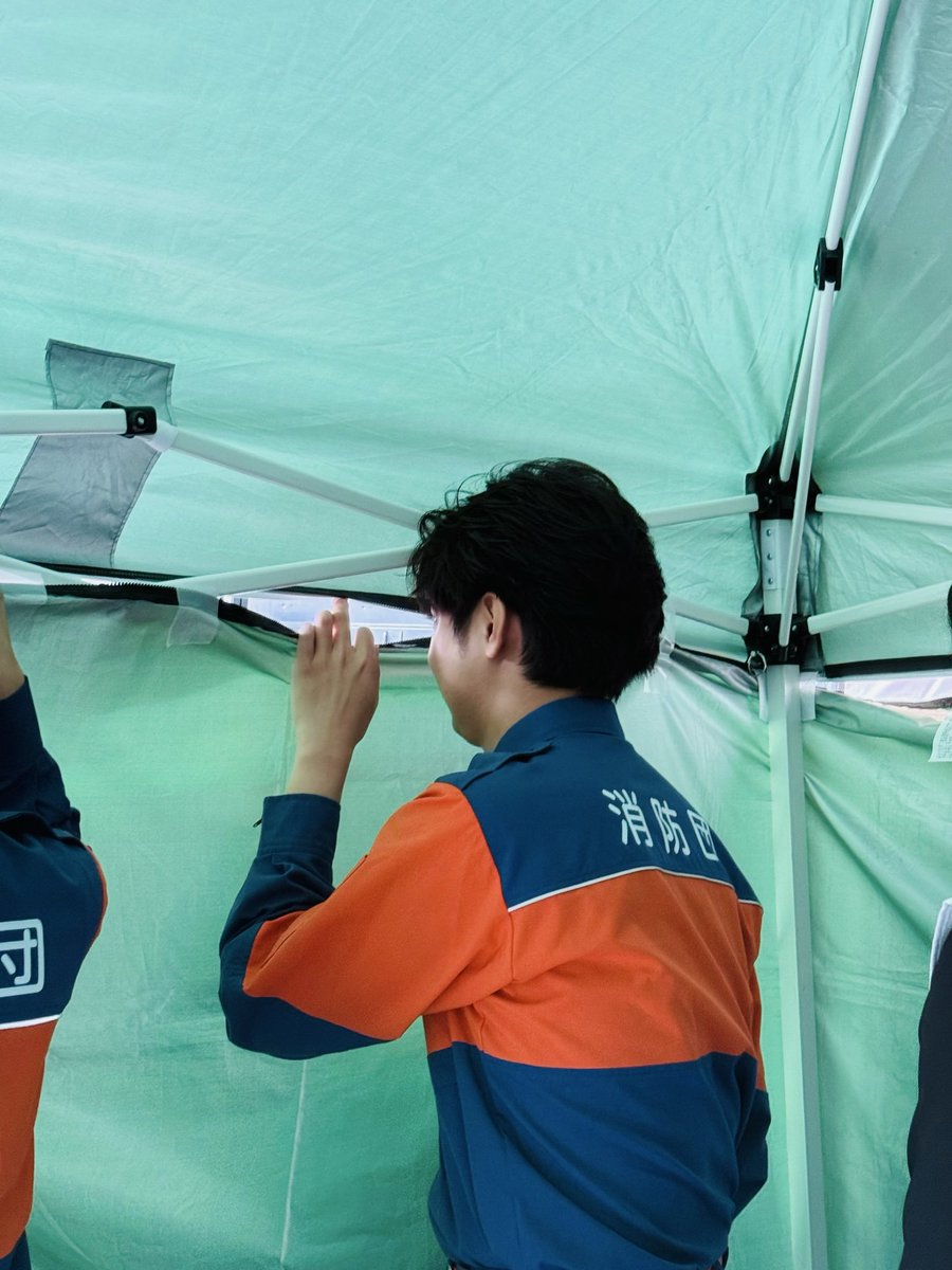 本日はイオンモール松本にて 消防団入団促進広報2025 「この街でみんな