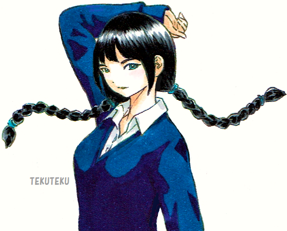 「【へ】ヘアアレンジ 編み込んだり纏めたり結んだり楽しい」|TEKUTEKUのイラスト