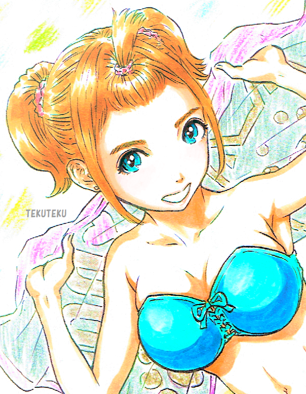 「【へ】ヘアアレンジ 編み込んだり纏めたり結んだり楽しい」|TEKUTEKUのイラスト
