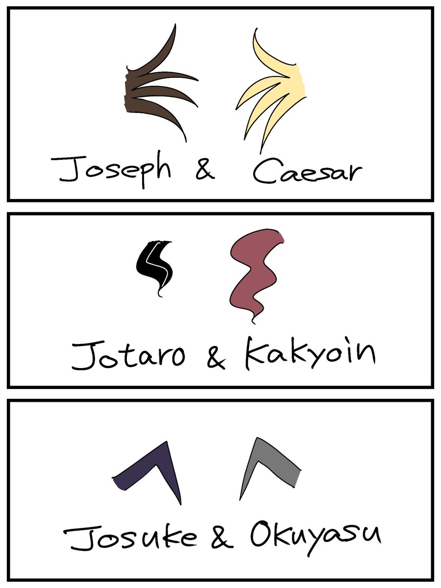 【2,3,4部】相棒たちの共通点かわいいよね😊