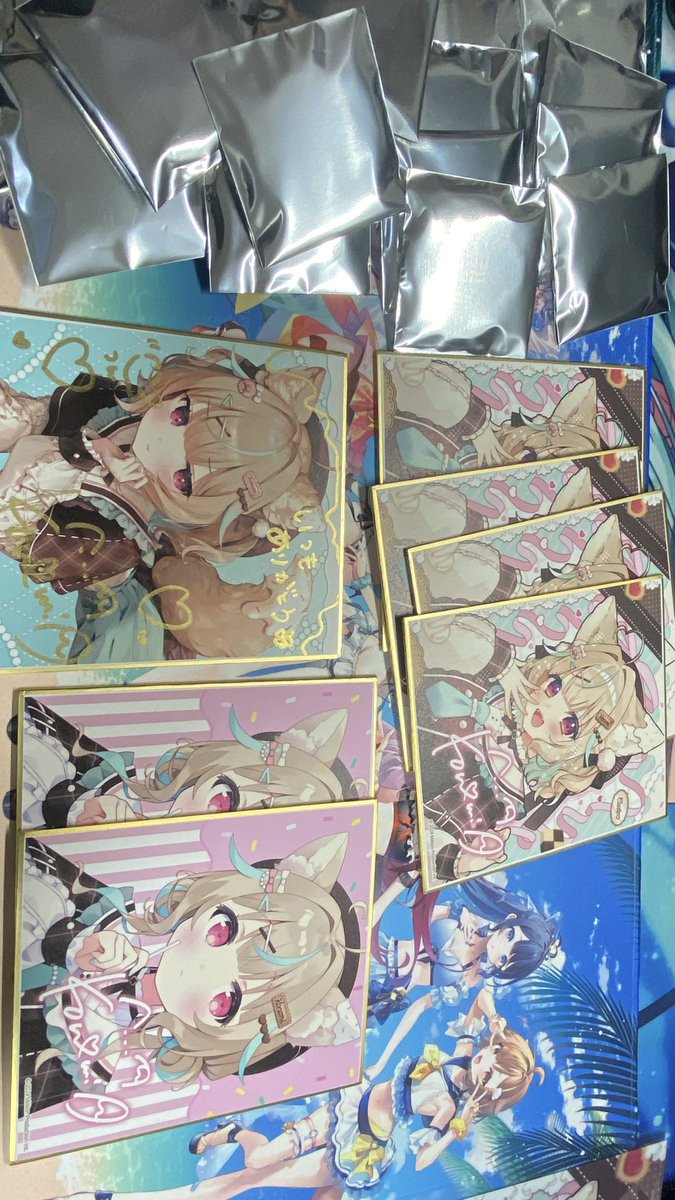 色紙と缶バッジこんな結果だった！ 色紙直筆嬉しすぎる😭 #このみてみて