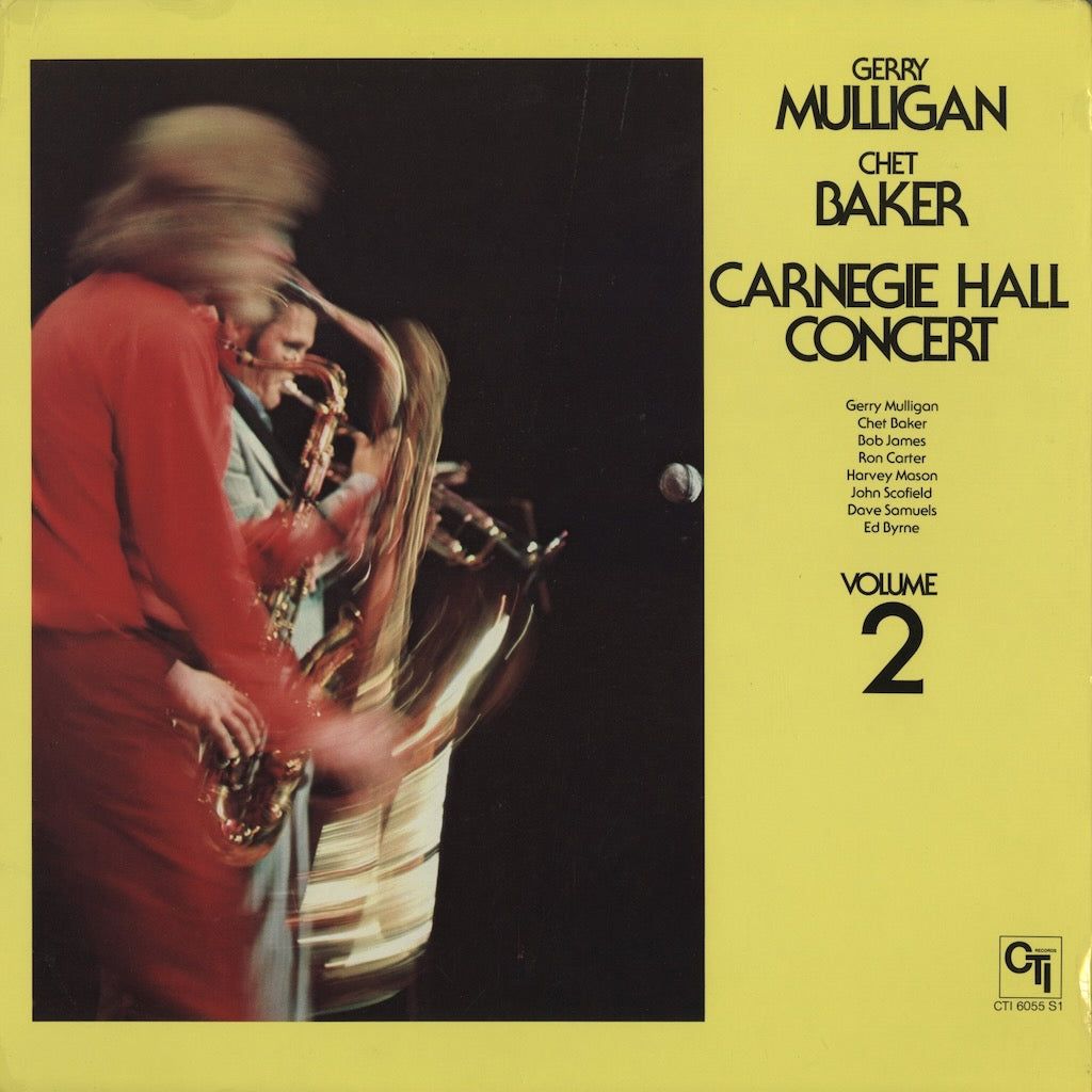 Gerry Mulligan, Chet Baker /Carnegie Hall Concert Volume 2】74年