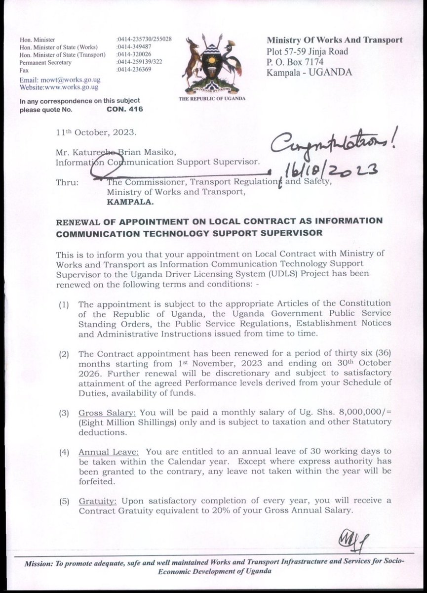NinyeTabz's tweet image. Prof Balunywa was sent to Luzira for hiring two people at MUBS well knowing that they did not meet the minimum qualifications. So can we put the PS MoW&amp;amp;T to prove that these two former employees of Face Tech met the minimum requirements and went through the right hiring criteria?