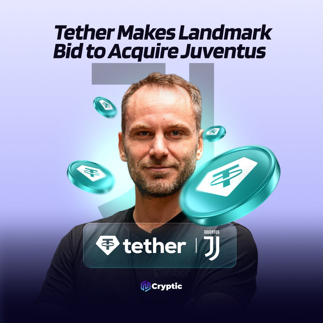 Cryptic_Web3's tweet image. 🚨 NEWS: Tether has submitted a formal offer to acquire Juventus Football Club.

If successful, this deal would show how digital-asset companies are expanding into traditional industries with real-world impact.