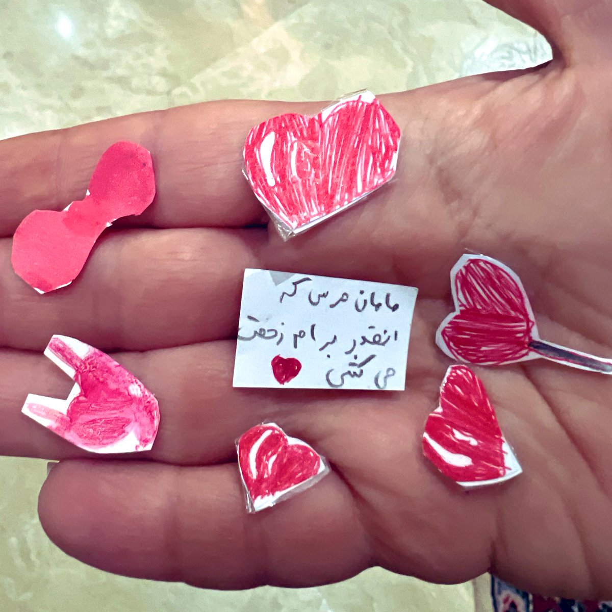 بچم برام نامه نوشته 🥹