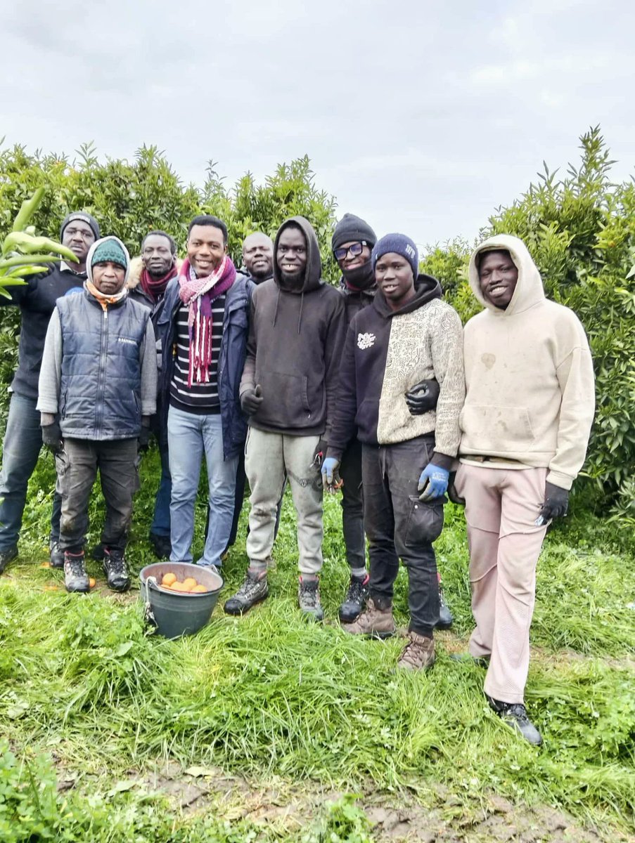 Sono passato a salutare in campagna alcuni dei nostri operai che, come la maggior parte dei lavoratori stranieri, portano sulle loro spalle la responsabilità di mantenere in piedi settori vitali dell'economia italiana. #NoCap
#maipiuschiavi #filieraeticanocap #consumoconsapevole