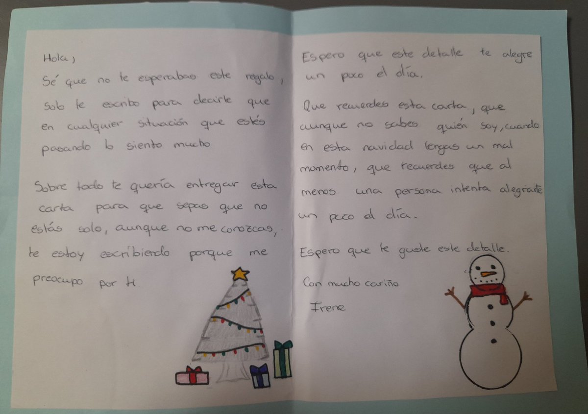 <a href="/wikiCR/">wikiCR Ciudad Real</a> En esta mañana de diciembre y con esta selección,  <a href="/NavidadReal/">Navidad de Papel Ciudad Real</a> sobrepasa, de momento, el millar y medio de tarjetas con mensajes llenos de ánimo y mucho, mucho amor. 
Y durante todo el día seguiremos clasificando y sumando muchas más.