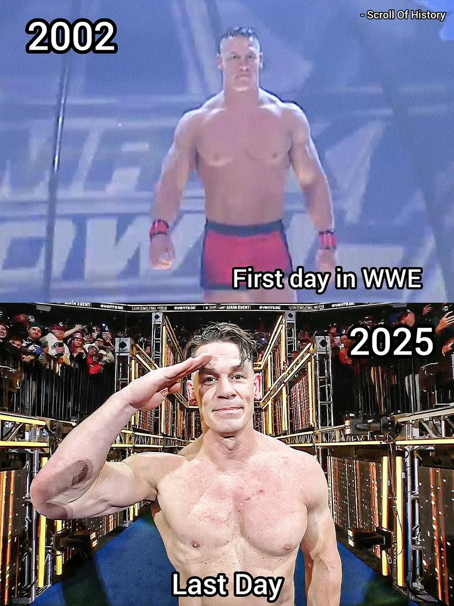 After 23 years of professional wrestling, John Cena says goodbye 🔥