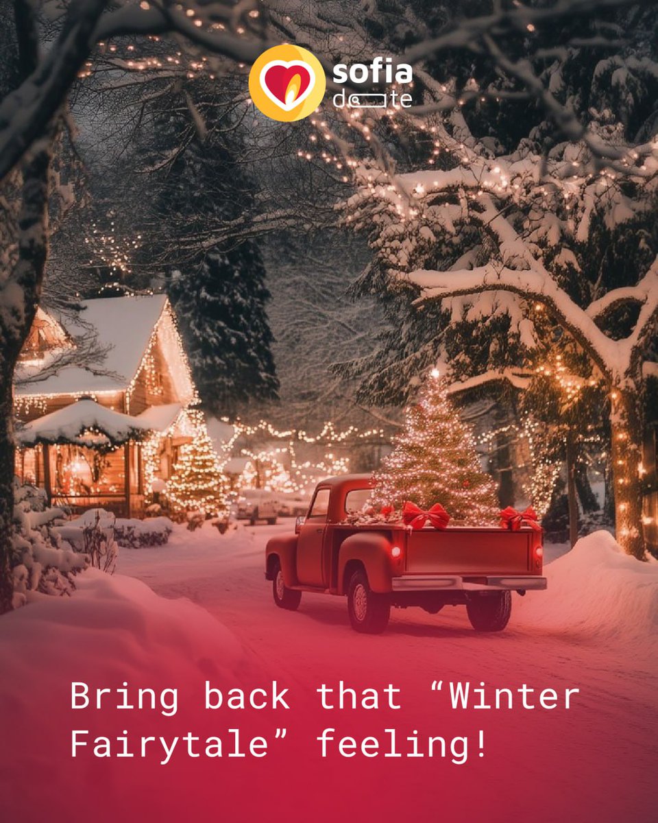 date_sofia's tweet image. Bring back your “winter fairytale” feeling.
Slow down, sip something warm, listen to old holiday songs, notice the lights again.
Magic isn’t lost — it’s simply waiting for you to look. ❄️✨