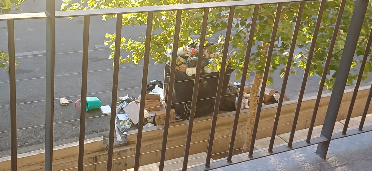 Sea por el motivo que sea, el sistema no funciona. Así es el paisaje con el que me despierto casi todo los días: el container (hay uno solo en cuatro cuadras) repleto de basura. ProCreAr sexta sección.