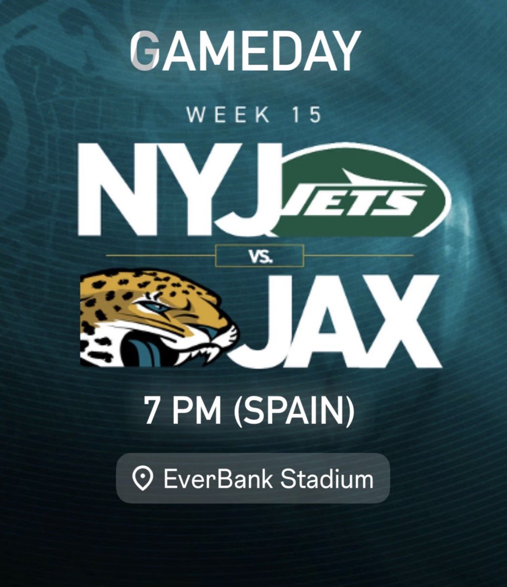 jaxspainfans's tweet photo. GAMEDAY! Go @Jaguars #DUUUVAL https://t.co/fN9w1kFDw7
