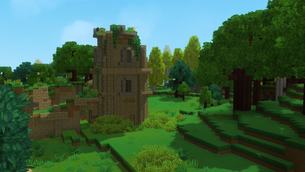 Vulpnex's tweet image. @Hytale I tried to make this screenshot in Minecraft, but it still looks better in Hytale. &amp;lt;3
#Hytale #Minecraft #savehytale
