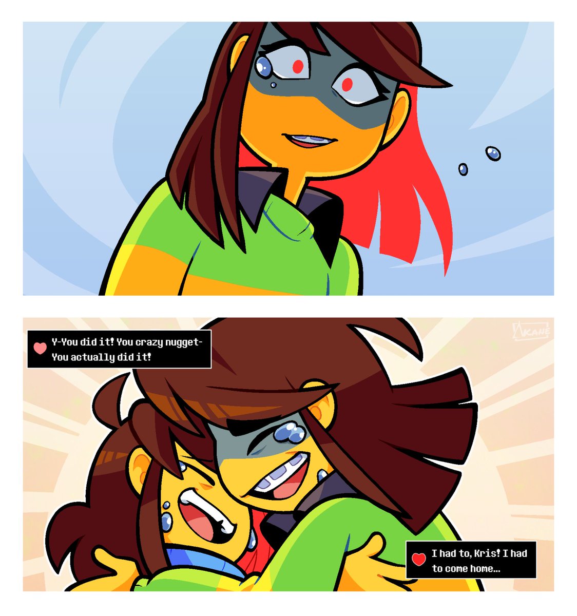 Coming home
#undertale #DELTARUNE #twinrunes