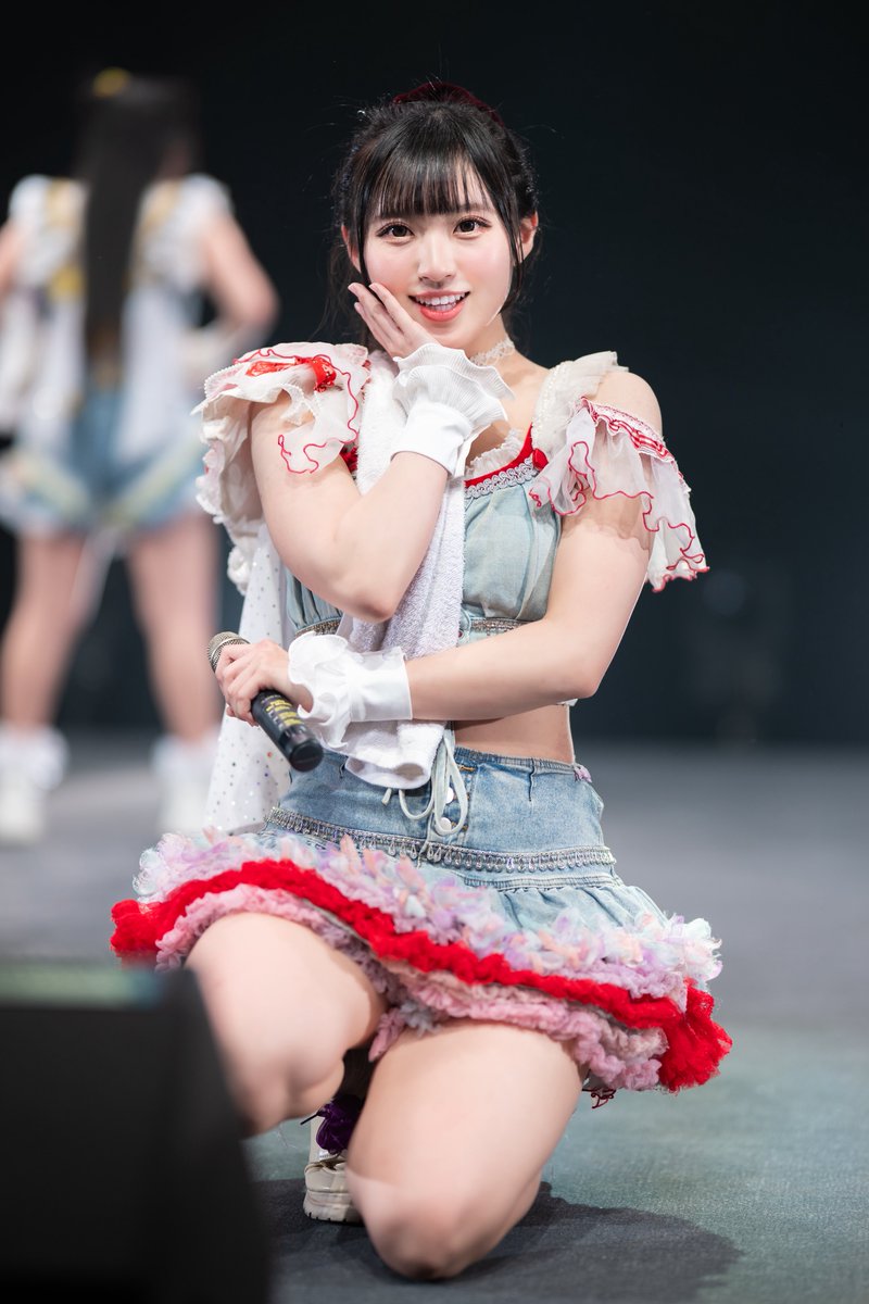 安定の座り沙綾ちゃん。 ポニテ可愛すぎる🥰 #日刊岬沙綾 #みさき