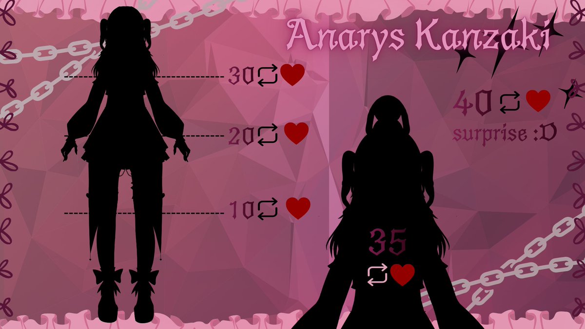 AnarysKanzaki's tweet image. UNLOCK ME !

Enfin ! on y est ! le model étant fini, voici le moment de le découvrir ! :D
A vous de jouer !
il y a deux petite surprises a la fin hihi..
#vtuberfr soyez prêt a acceuillir la nouvelle version d'Anarys Kanzaki !!