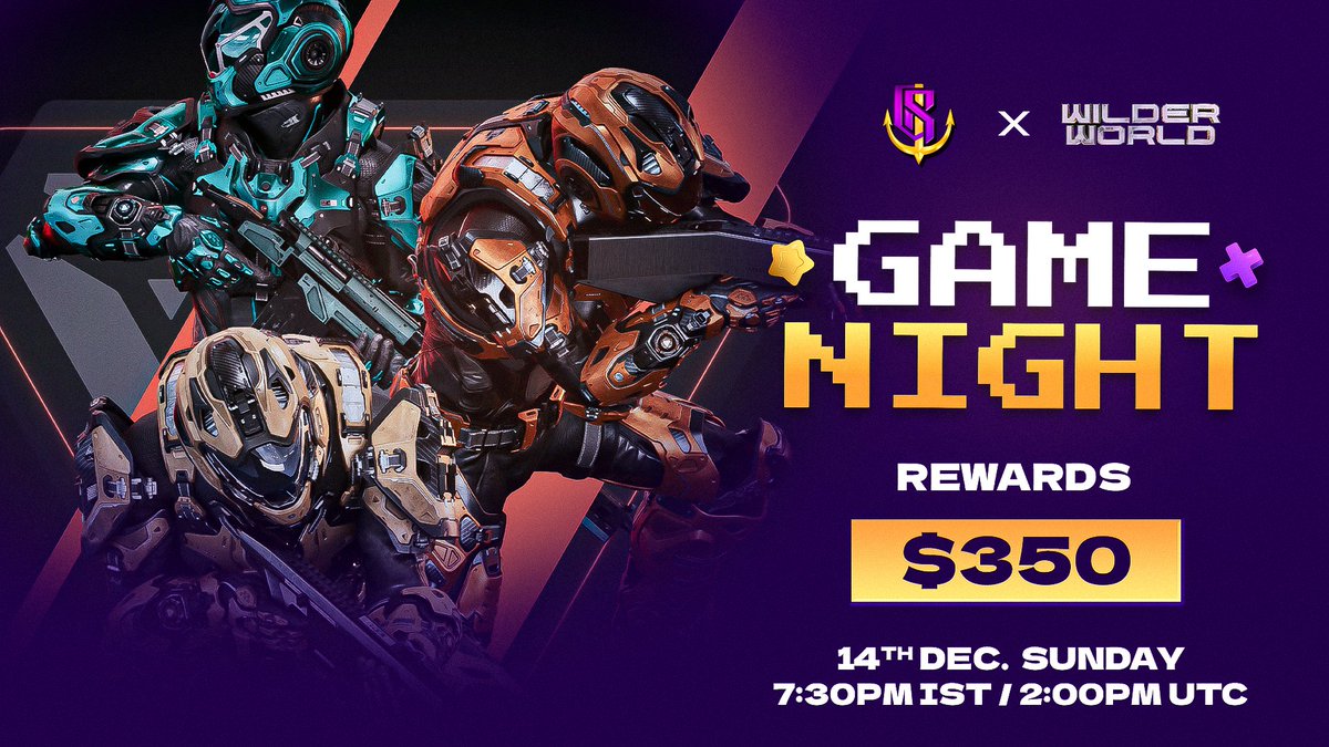 Excited for this! 🔥🙌

Be there on time as we play <a href="/WilderWorld/">Wilder World</a> and have tons of fun!