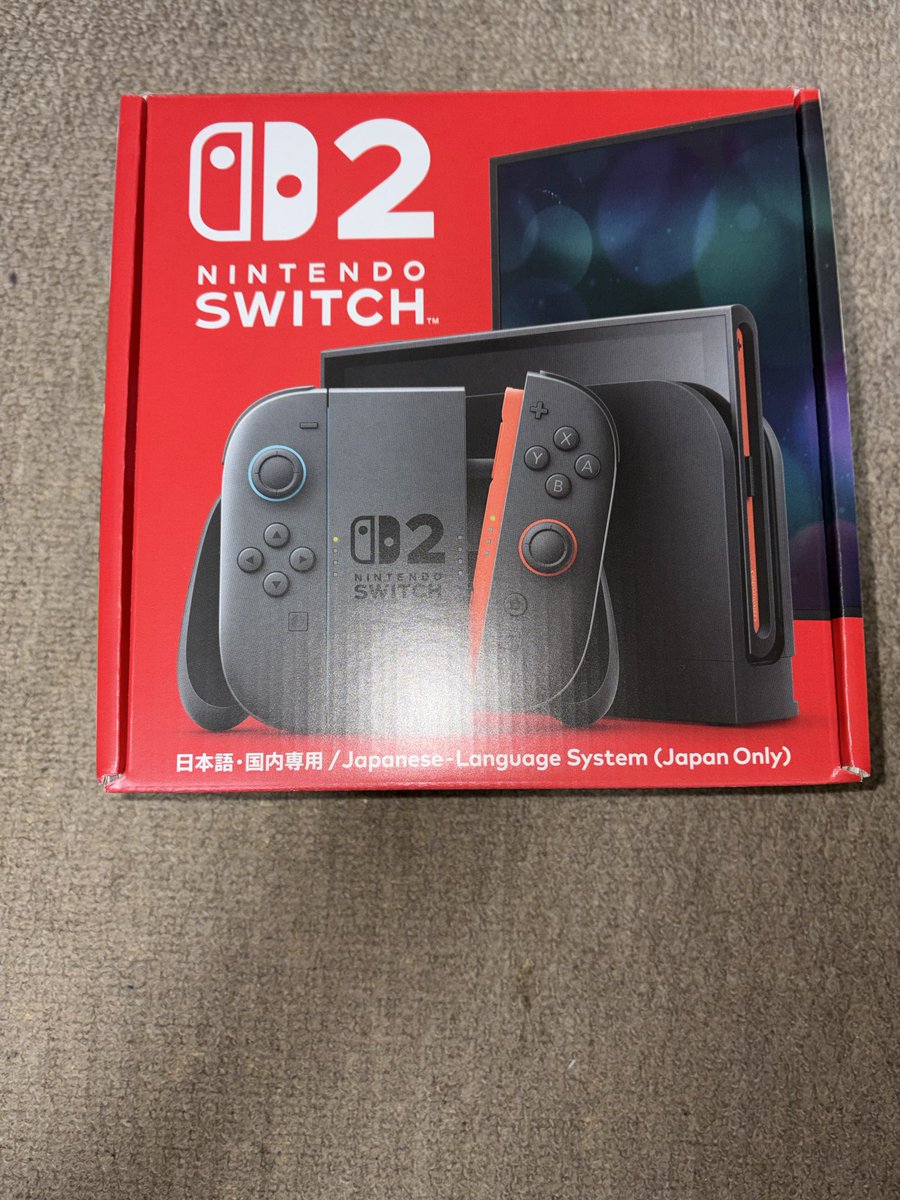kanimiso5cc's tweet photo. Switch2買ったぜ https://t.co/Co1mlqBZi0