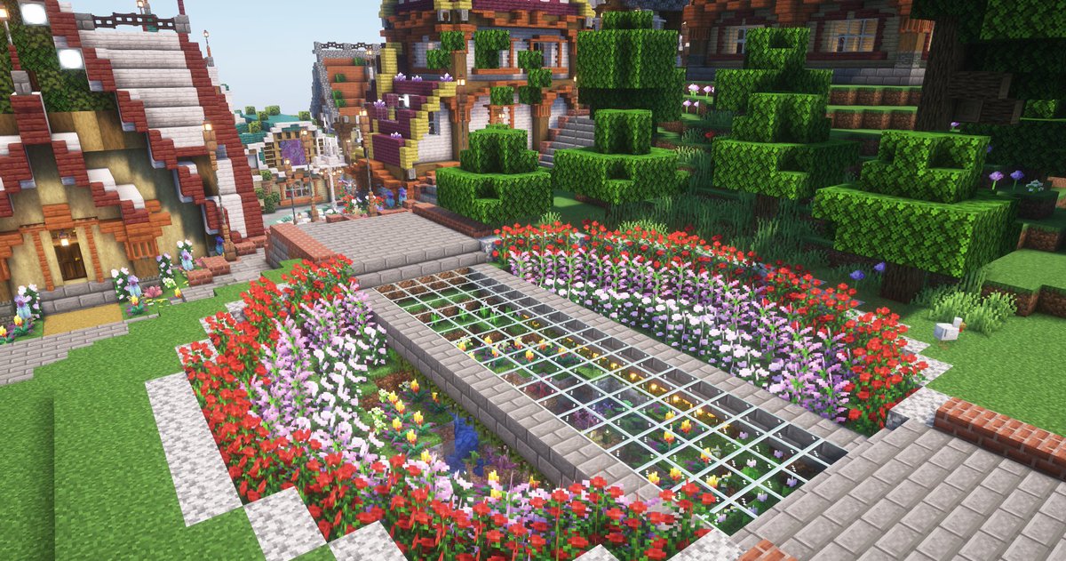 Mametaro_mc's tweet photo. #11 街に続く円形花壇
#Minecraft #Minecraftbuilds #minecraft建築 #マインクラフト #マイクラ #マイクラ建築 #マイクラ街建築 https://t.co/p61GcsyA55