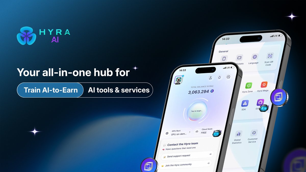 AI_Hyra's tweet image. Hyra AI: Your all-in-one hub for AI

AI is no longer just for big companies.

With Hyra AI, anyone can:
• Train AI
• Share compute
• Earn from AI infrastructure

No complex setup. No data center needed.
Just open the app and start.

#DePIN #HyraAI