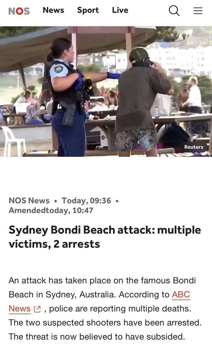 Can you tell the difference between these headlines?
Why do I have to keep reading the articles in AD and NOS to find out that the shooting took place at a JEWISH EVENT? Why isn’t this in the headline?
Would it be the same if the shooting had happened at a Christmas market?