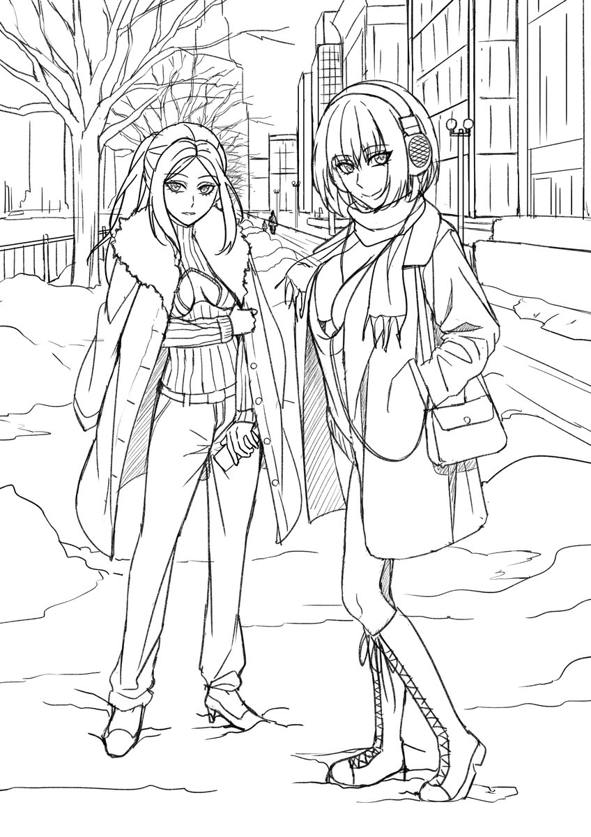 落書き (OC/かんばんむすめ)