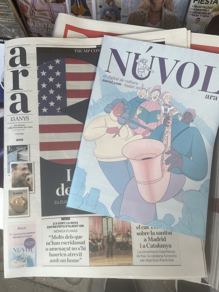 Avui al teu quiosc amb el ⁦<a href="/diariARA/">diariARA</a>⁩ trobes la revista ⁦<a href="/nuvol_com/">Núvol</a>⁩ de Nadal!