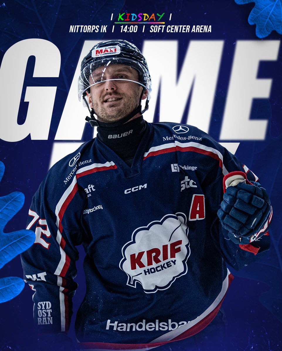 KRIFHockey's tweet photo. Matchdag KRIF - Nittorp
Välkommen på match och kidsday!
Läs mer här: https://t.co/wEIUoWYJov
#KRIF #KRIFHockey https://t.co/3IwyiY4CAK