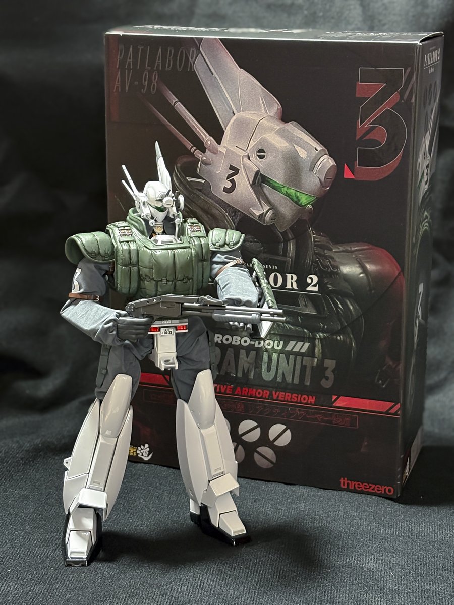 ロボ道 イングラム3号機 リアクティブアーマー装備を開封！ 合金の