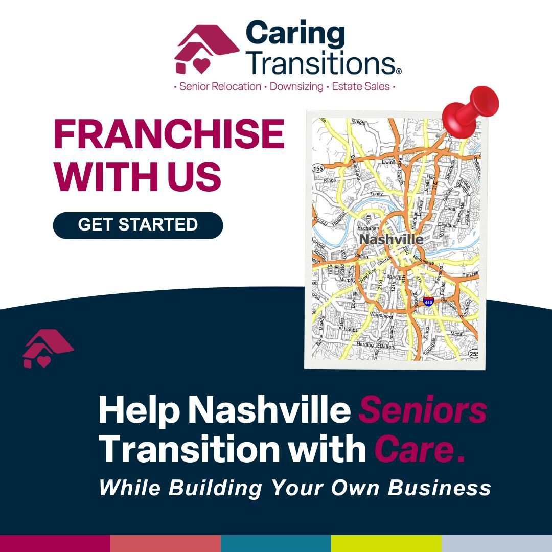 CaringTransFran's tweet image. Caring Transitions has open territories available in the Nashville area. It’s an opportunity to bring meaningful support to seniors and families during life’s biggest transitions while building something of your own in the community you love.

caringtransitionsfranchise.com