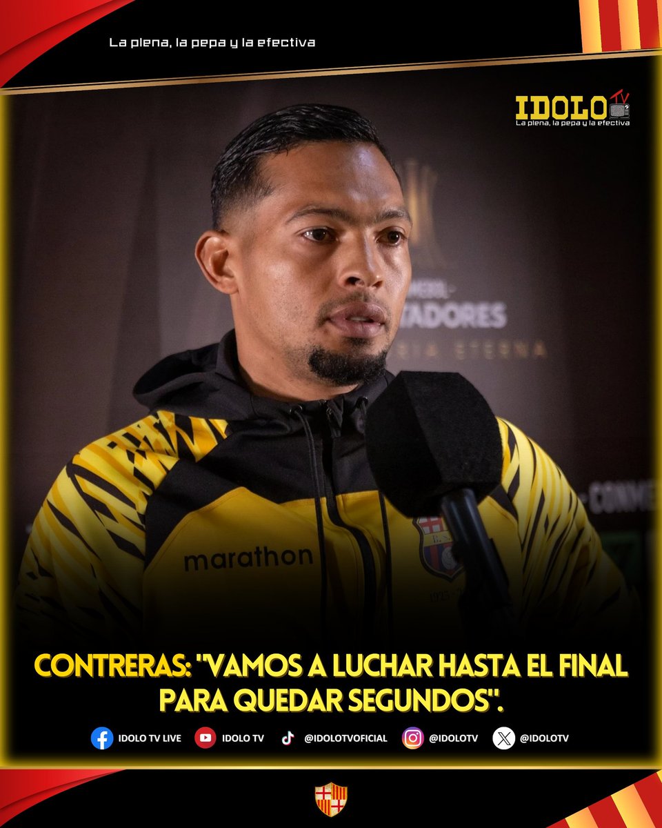 Contreras afirma que el equipo luchará hasta el final por entrar directo a la fase de grupos de la Copa Libertadores‼️