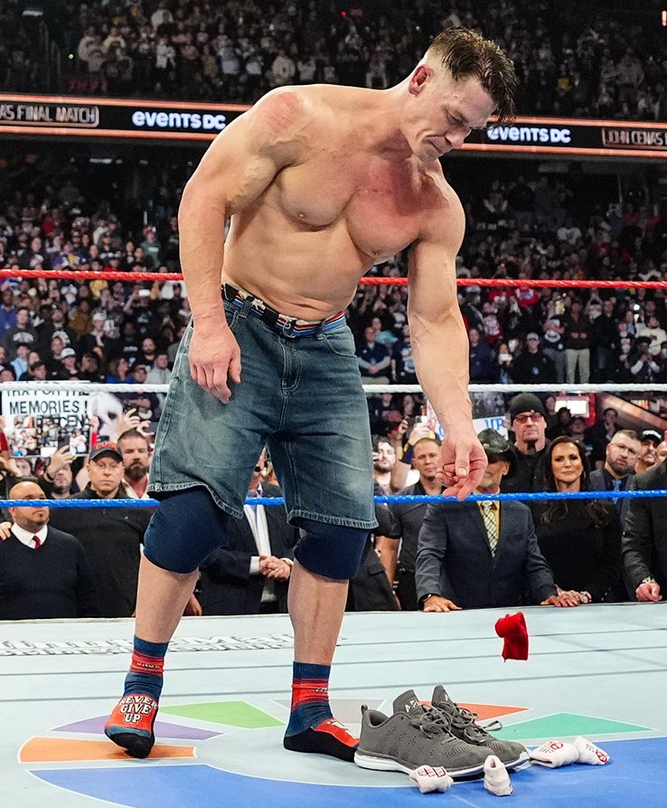 WWEIndia's tweet photo. End of an era! 🫡 

#ThankYouCena #SNME https://t.co/Uxe6Zs7cn2