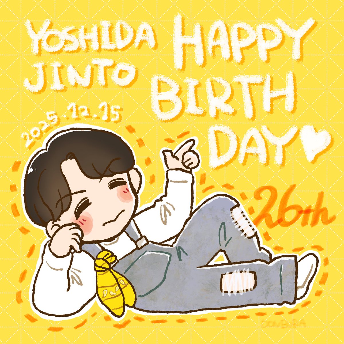 M!LKのリーダー吉田仁人さんお誕生日おめでとうございます💛たくさんお