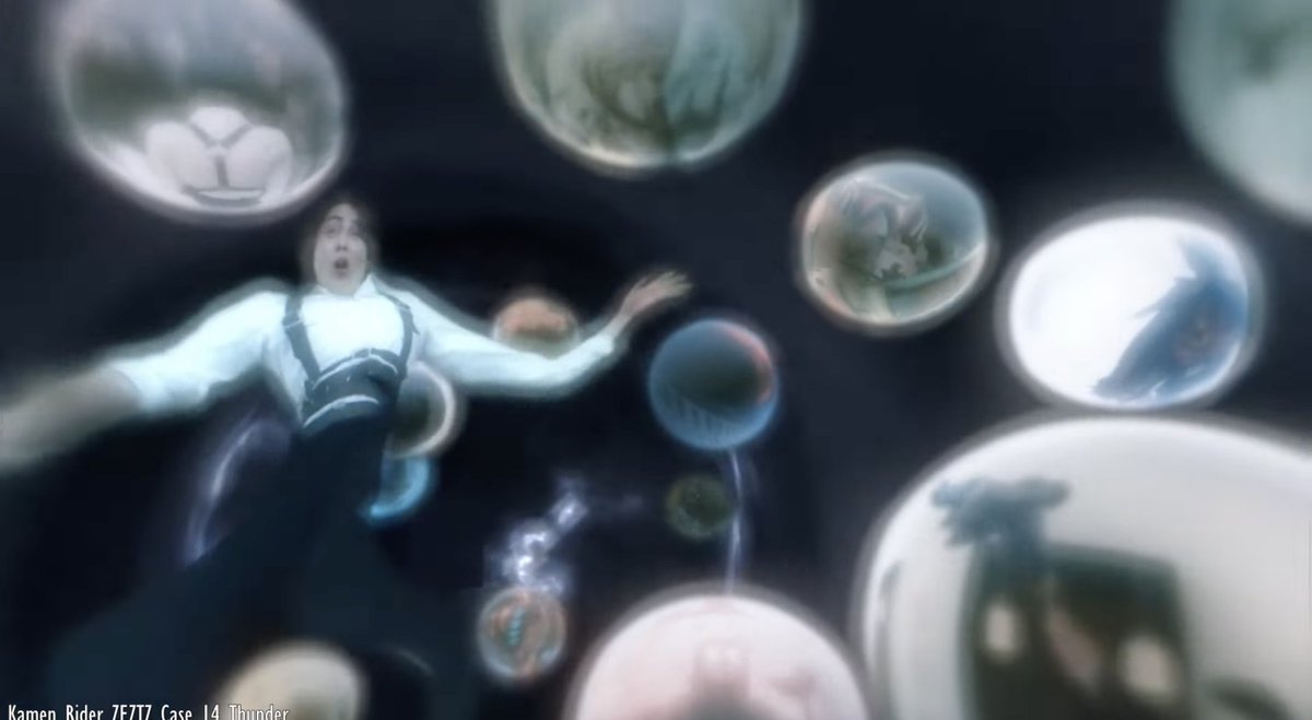 Seven sucked into his own black hole to his dream #KamenRiderZEZTZ