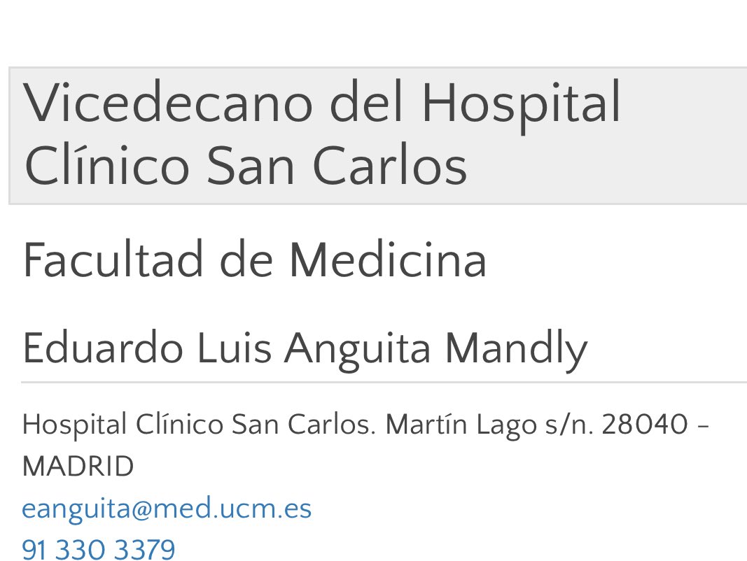 AnguitaMandly's tweet photo. Es un inmenso orgullo para mí formar parte del equipo del Decano de la @FMedicinaUniCM Profesor Galindo para luchar por mi Universidad, mi Facultad y mi Hospital #somosclinico https://t.co/KO2fGfxbgt
