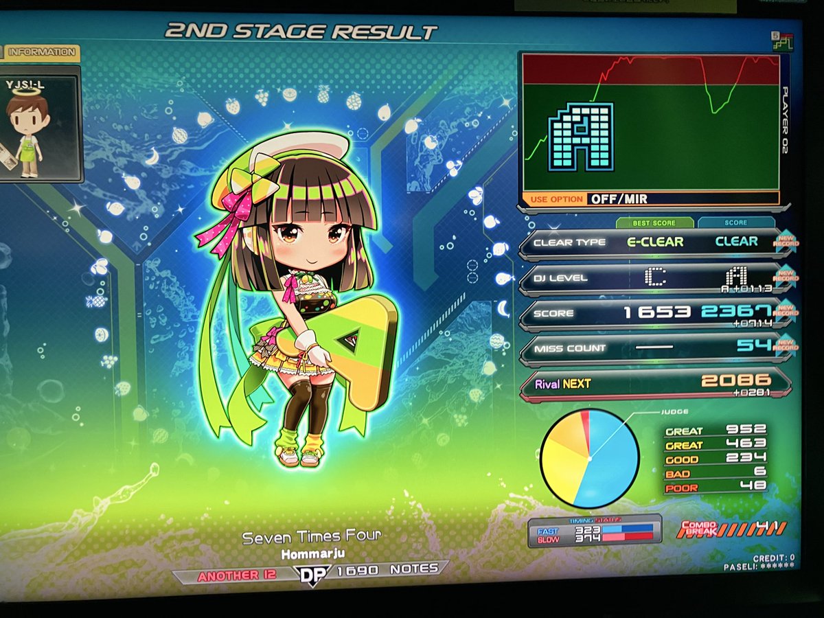 直近のおビート！その2 両手DPランプ更新 ⭐︎12 Chaotoxin(DPA