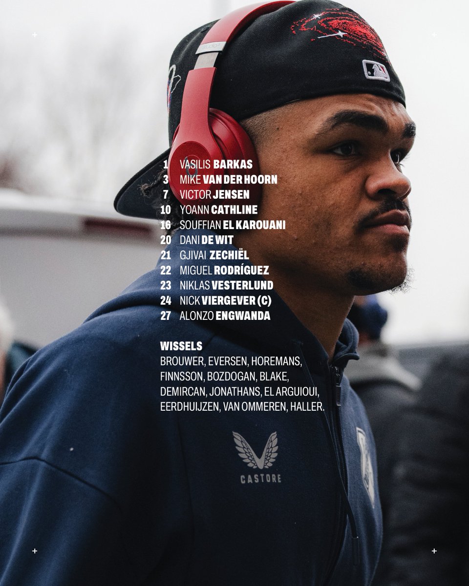 🍺 Voici les compositions pour NAC Breda 🆚 FC Utrecht.

#NACUTR