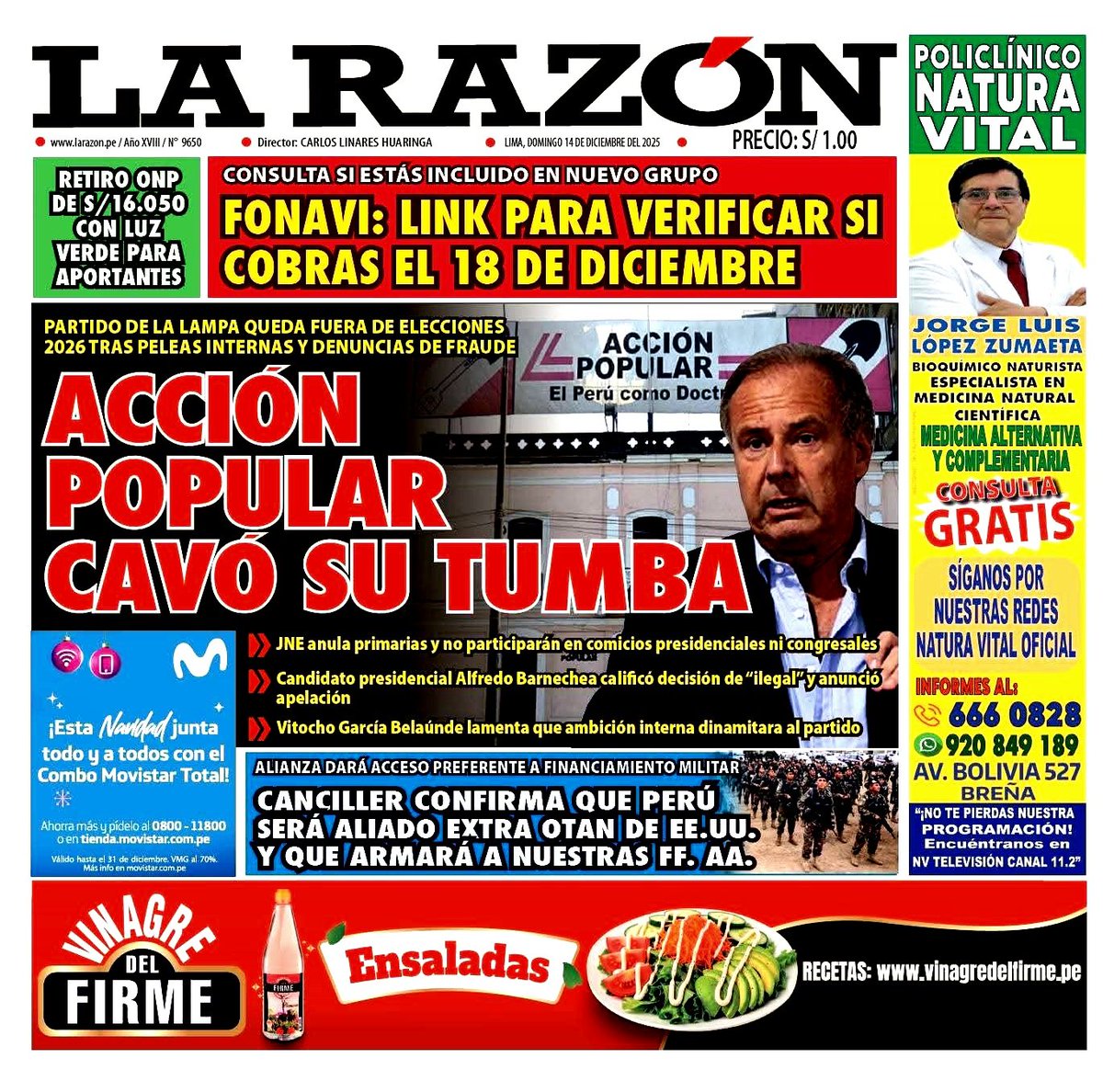 Acción Popular: Un partido sin futuro.