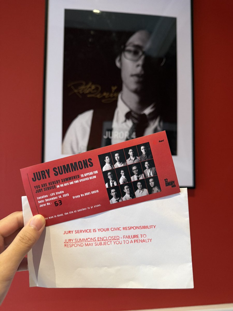 cheribyred's tweet photo. #12AngryMenTH2025 ♥️ https://t.co/fke7gOpiUV