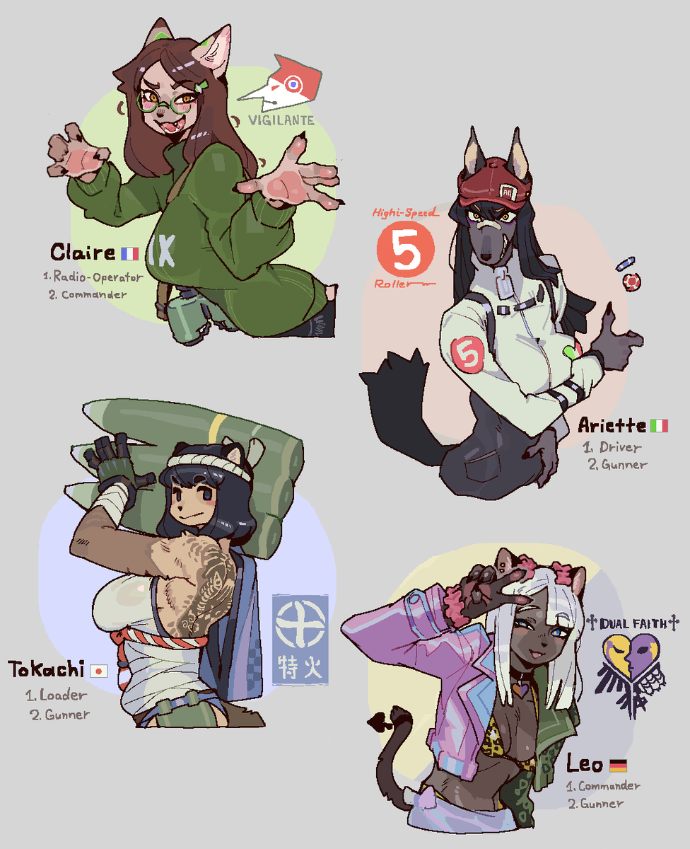 WTツリー系の子達のまとめメモ描きです
Drawpileのピクセルペンが楽しい