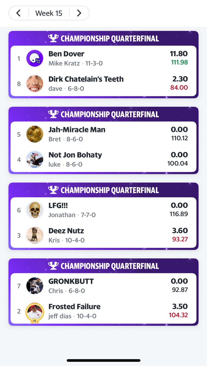 The MillerTime League tweet media