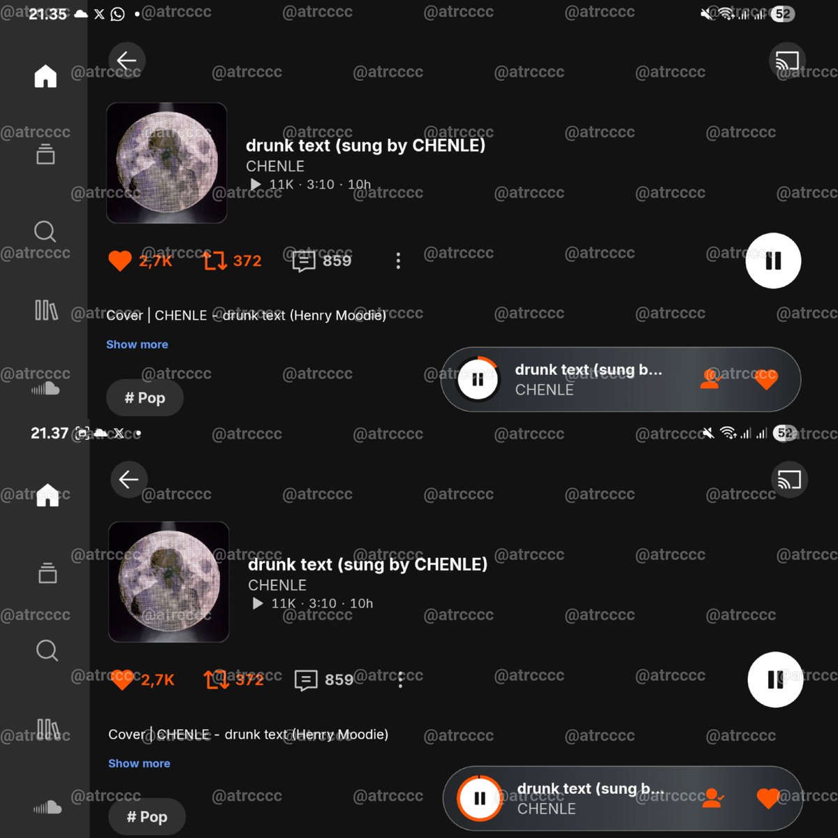 atrcccc's tweet image. ☀️ LILSUNS STREAMING PAWTY ON SOUNDCLOUD🐬
 on.soundcloud.com/BbgDELpjEptVJm…

izin tag ๑•ᴗ•๑ : @kh1000lie @xclies @Zzhongcl 

Let’s stream harder for our music star #CHENLE ⭐️🎵 

#BeautifulTimeWithCHENLE 
#LilsunsOnSoundCloud
#천러 #チョンロ #辰乐