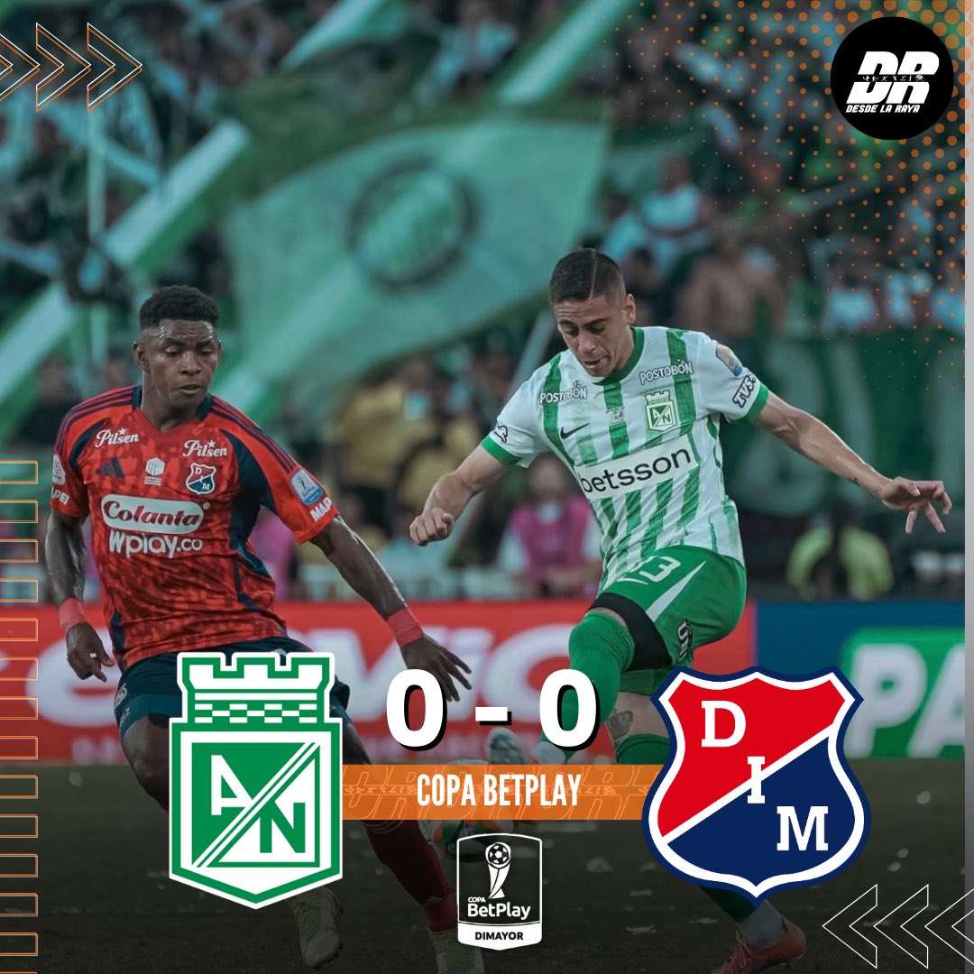EMPATE SIN GOLES EN LA IDA DE LA FINAL 🟢⚪️🟰

Nacional y Medellín igualaron 0-0 en el Atanasio Girardot por la ida de la final de la Copa BetPlay. El juego se disputó en mitad de campo y la serie quedó abierta.

📸: <a href="/nacionaloficial/">Atlético Nacional</a>